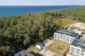 Beachfront apartment, summer pool air conditioning, Lukecin